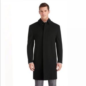Jos. A. Bank Tailored Fit Topcoat / Overcoat, Wool Blend, Size 38R
